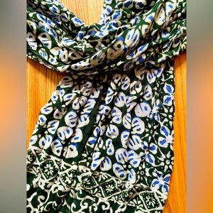 NWT, SCARF cotton, handmade, Serrv, a non profit fair trade company